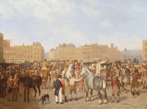 Eski Smithfield Pazarı, Londra, 1824